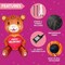 5 ft. Inflatable LED Light Brown Bear with Sweet Heart